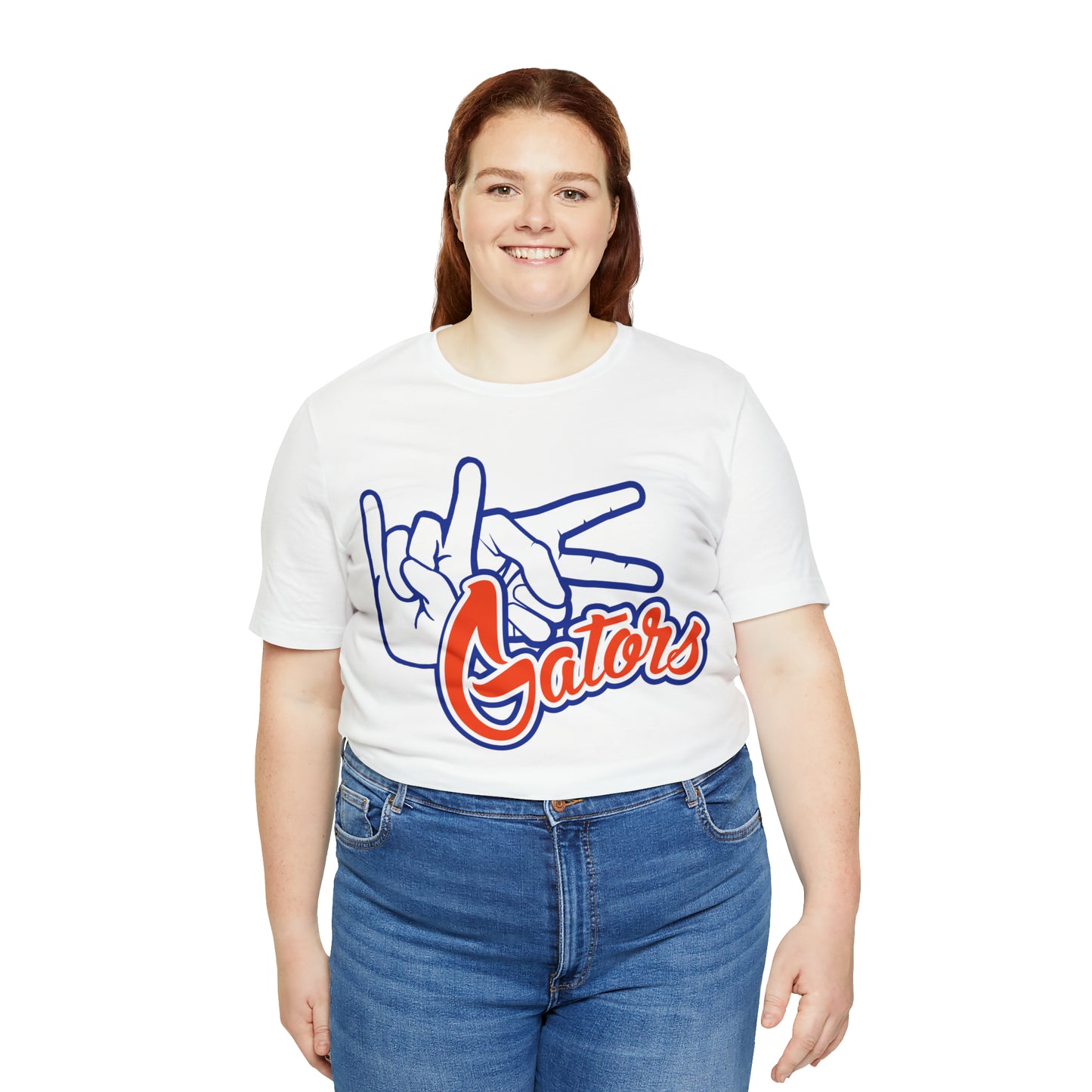 Unisex Jersey Short Sleeve Tee  UF (Rock On) Gators Hands_V1