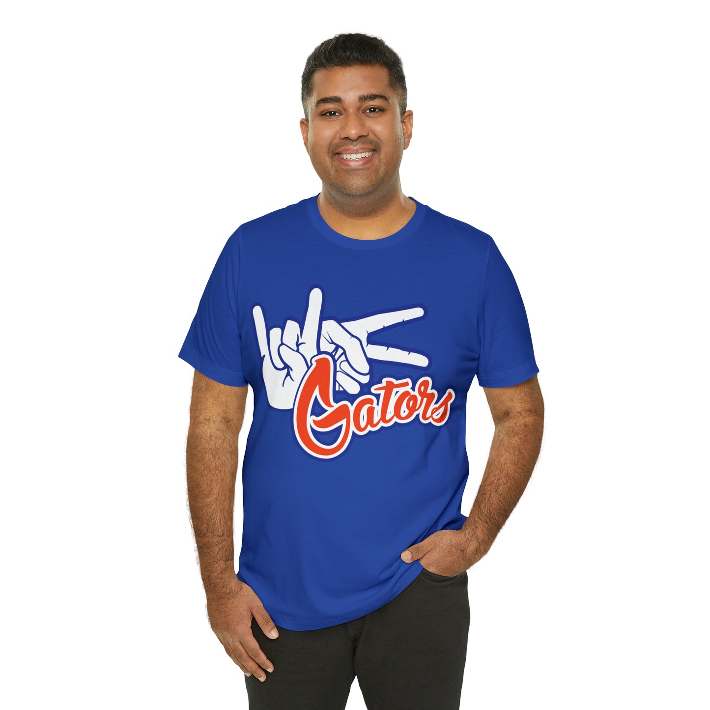 Unisex Jersey Short Sleeve Tee  UF (Rock On) Gators Hands_V1