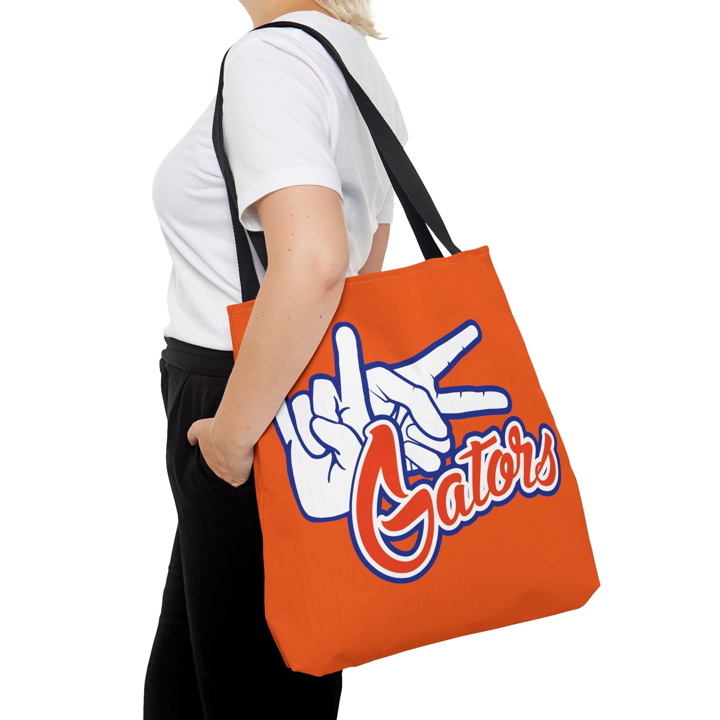 Tote Bag (AOP) UF (Rock On) Gators Hands_V1