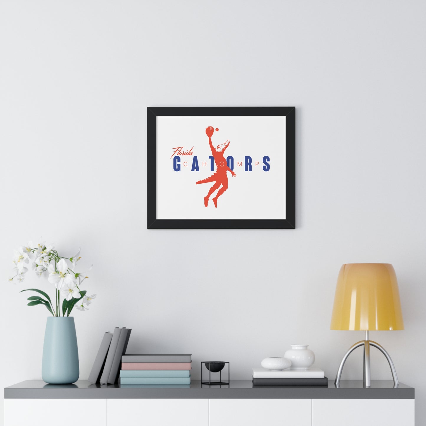 ChompMan Baseball (V2) Framed Horizontal Poster