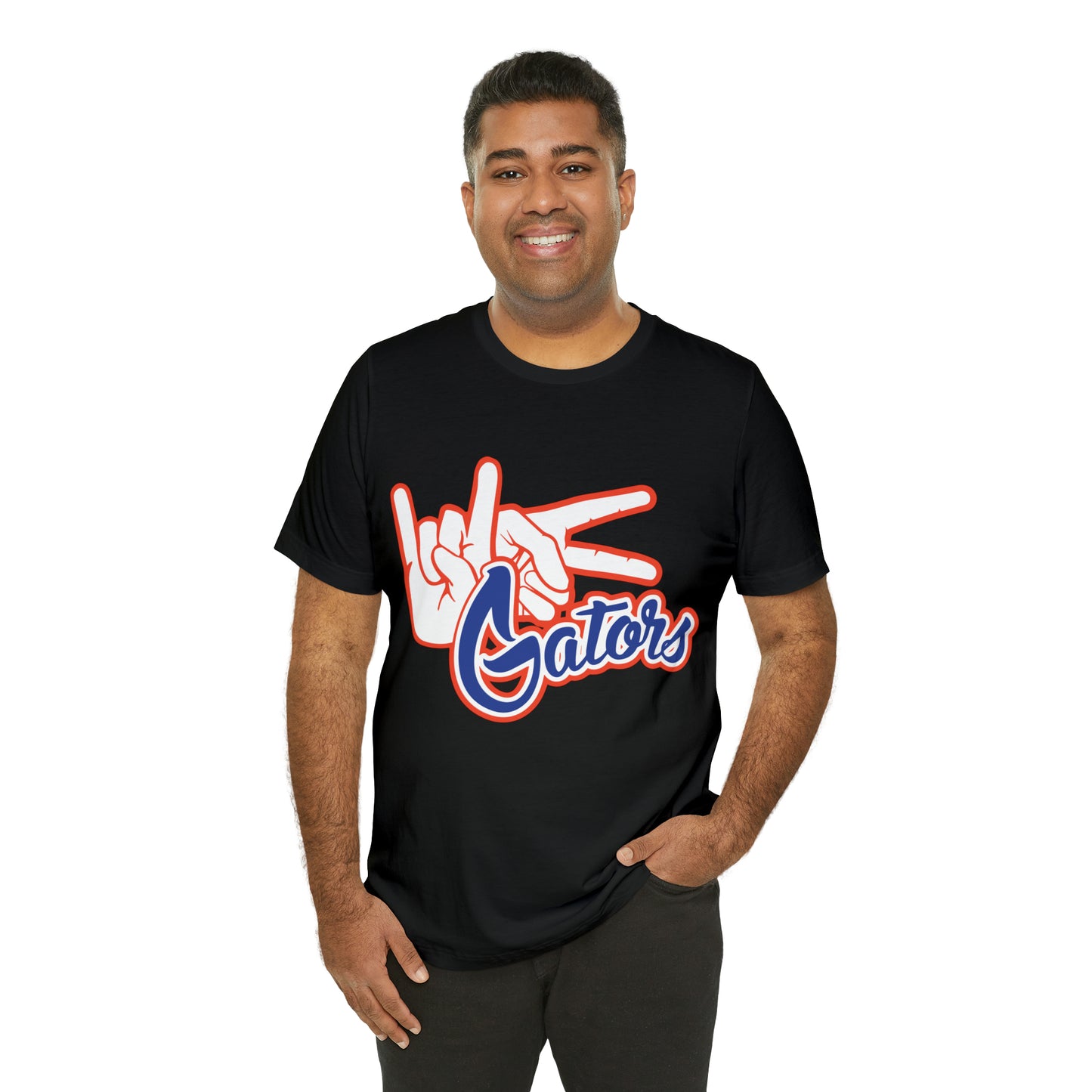 Unisex Jersey Short Sleeve Tee UF (Rock On) Gators Hands_V4