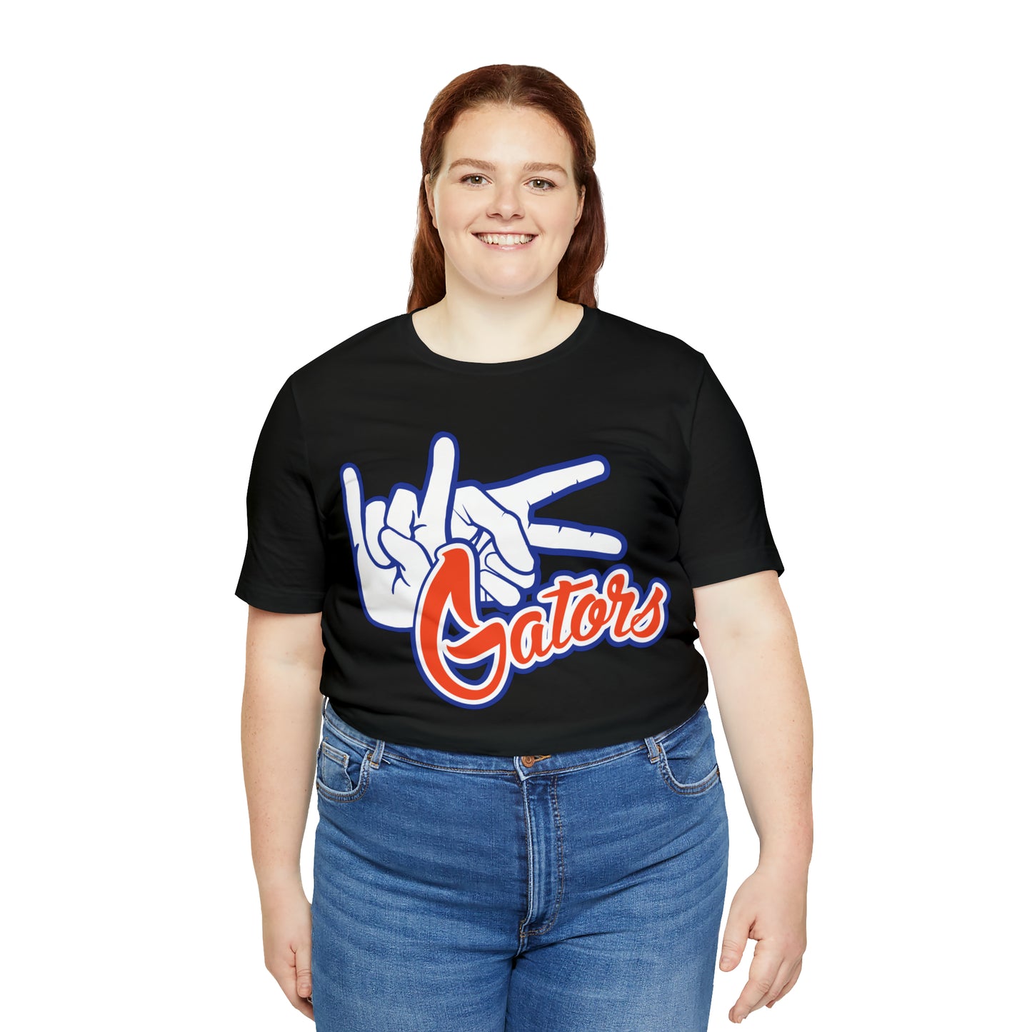 Unisex Jersey Short Sleeve Tee  UF (Rock On) Gators Hands_V1