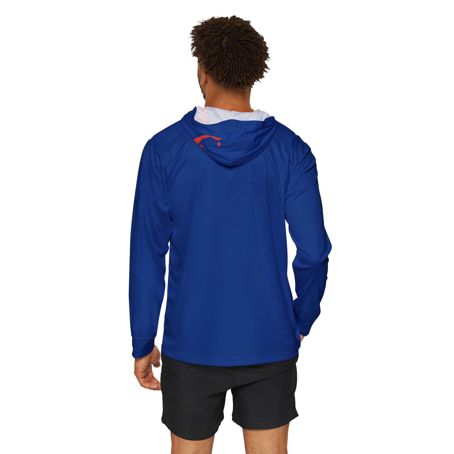 ChompMan Baseball (V6 / Blue) Men's Sports Warmup Hoodie (AOP)