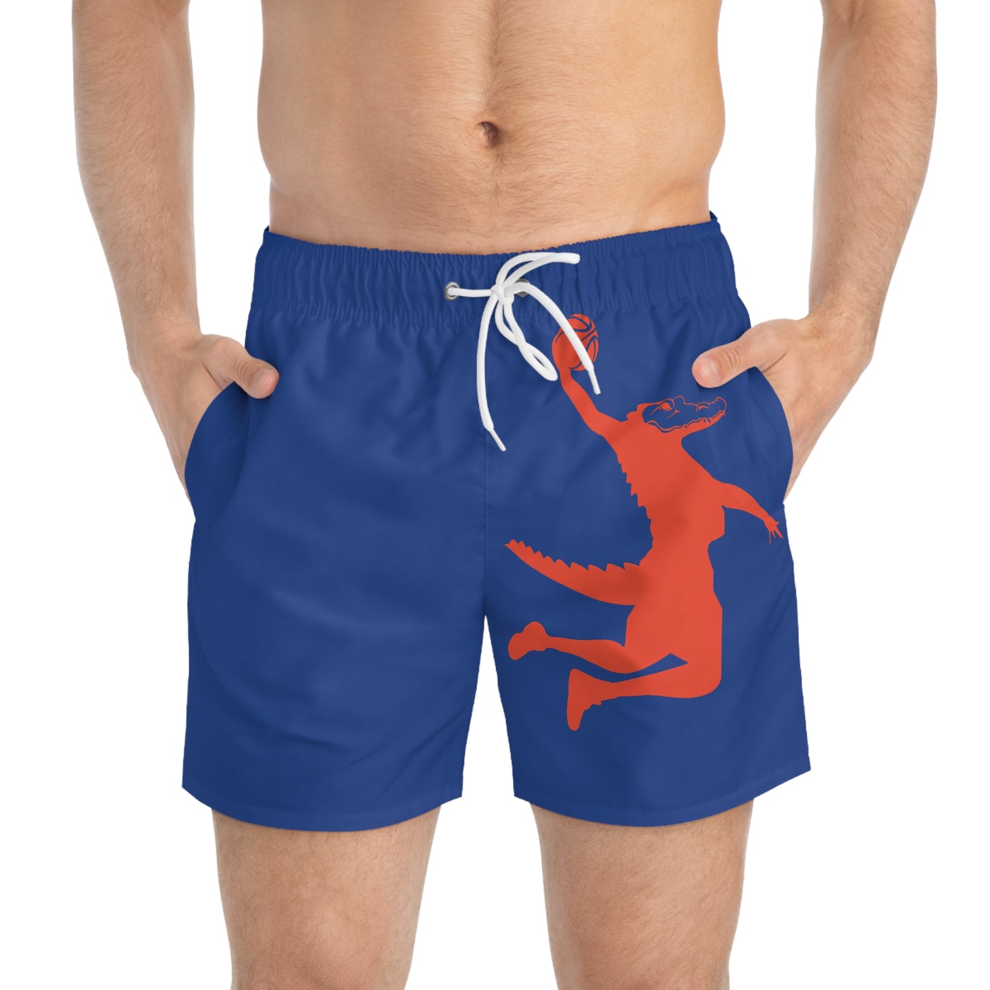 ChompMan Basketball (V6) Swim Trunks (AOP)