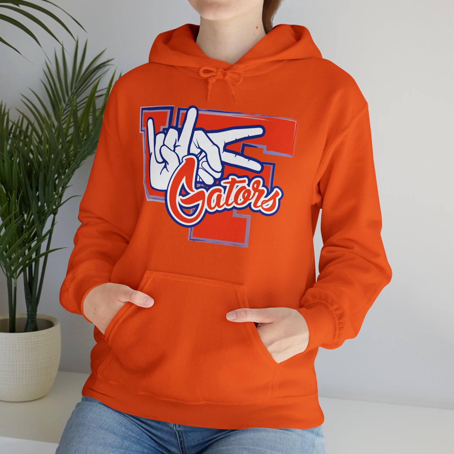 Unisex Heavy Blend™ Hooded Sweatshirt (Rock On) Gators Hands_V2