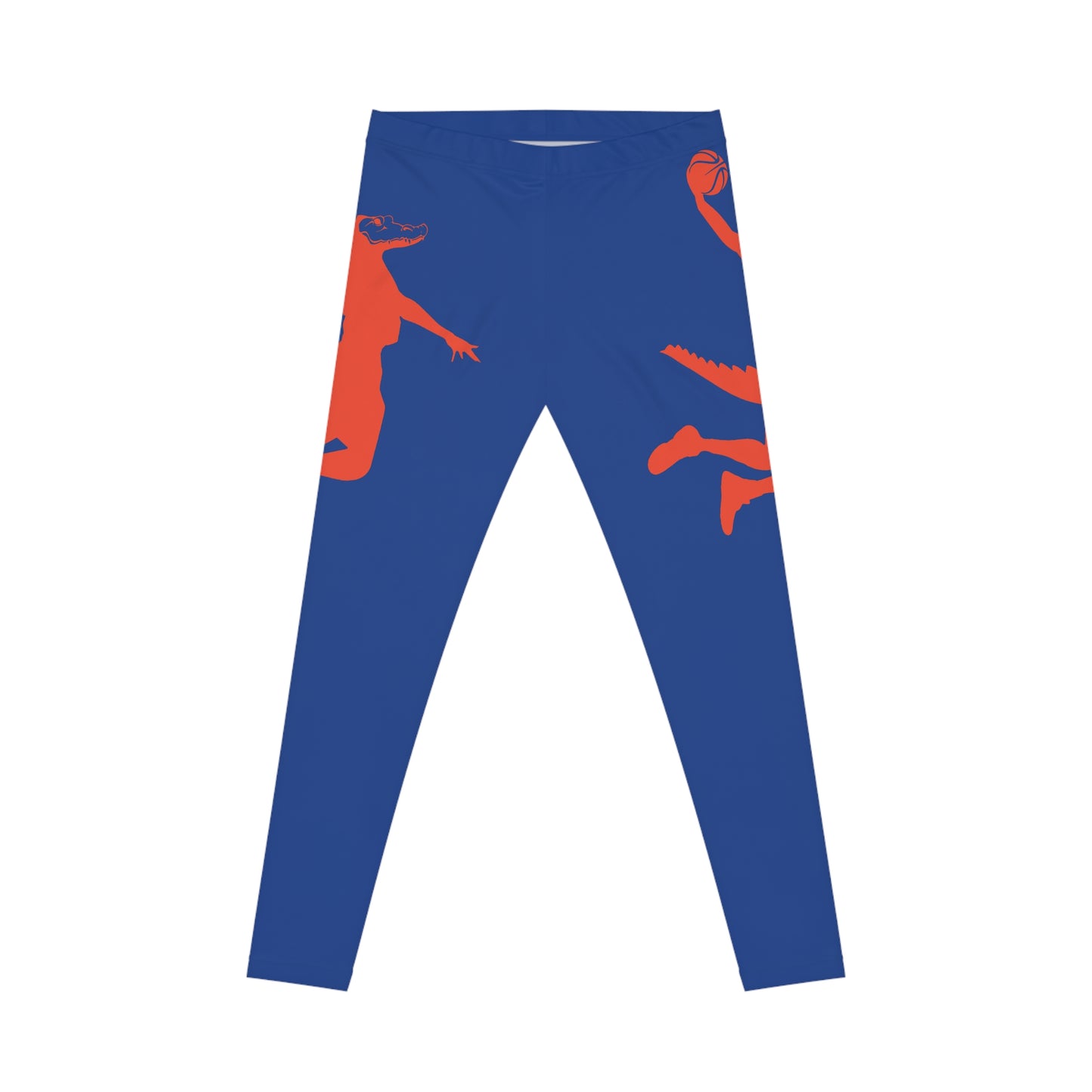 ChompMan Basketball (V6 / Blue) Women's Casual Leggings (AOP)