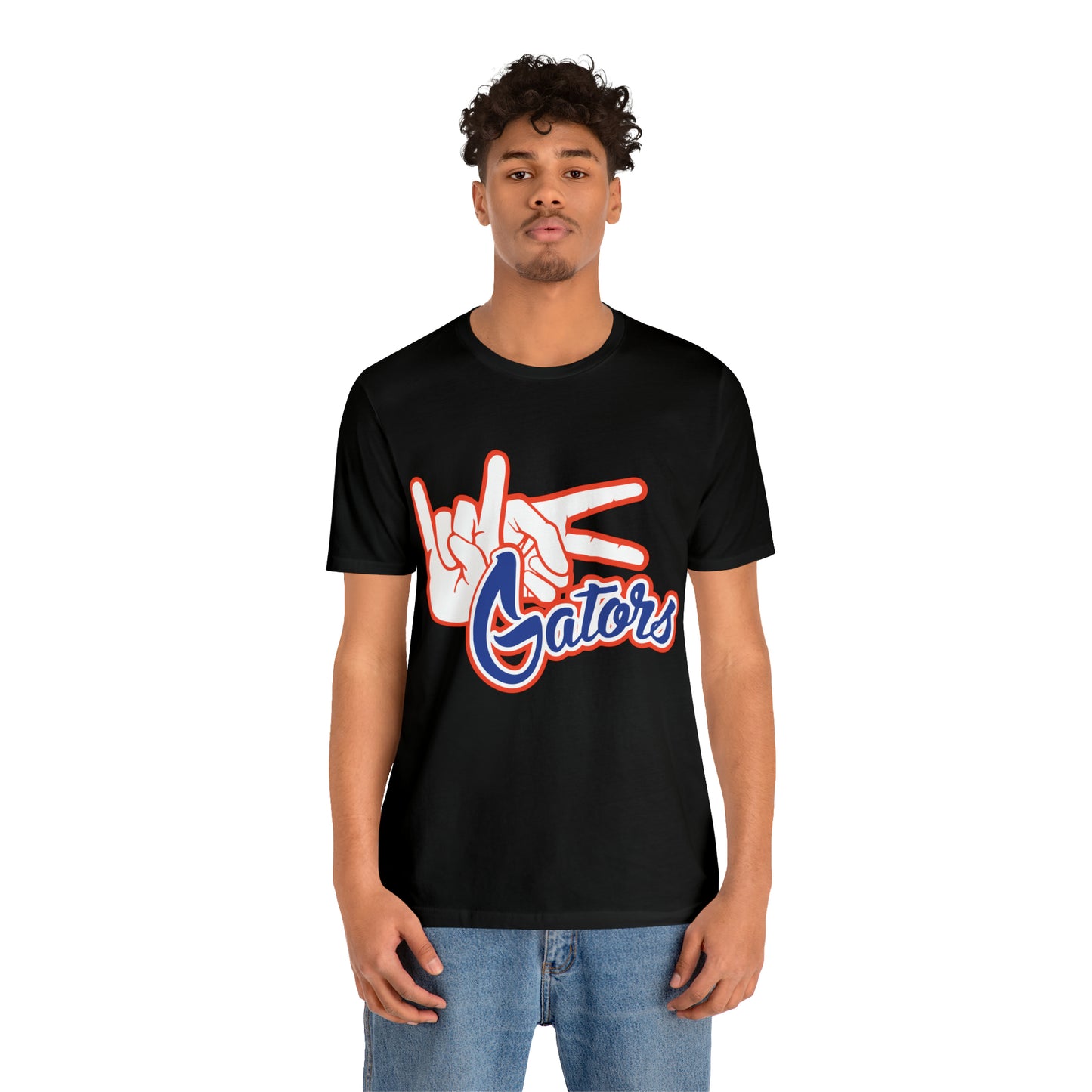 Unisex Jersey Short Sleeve Tee UF (Rock On) Gators Hands_V4