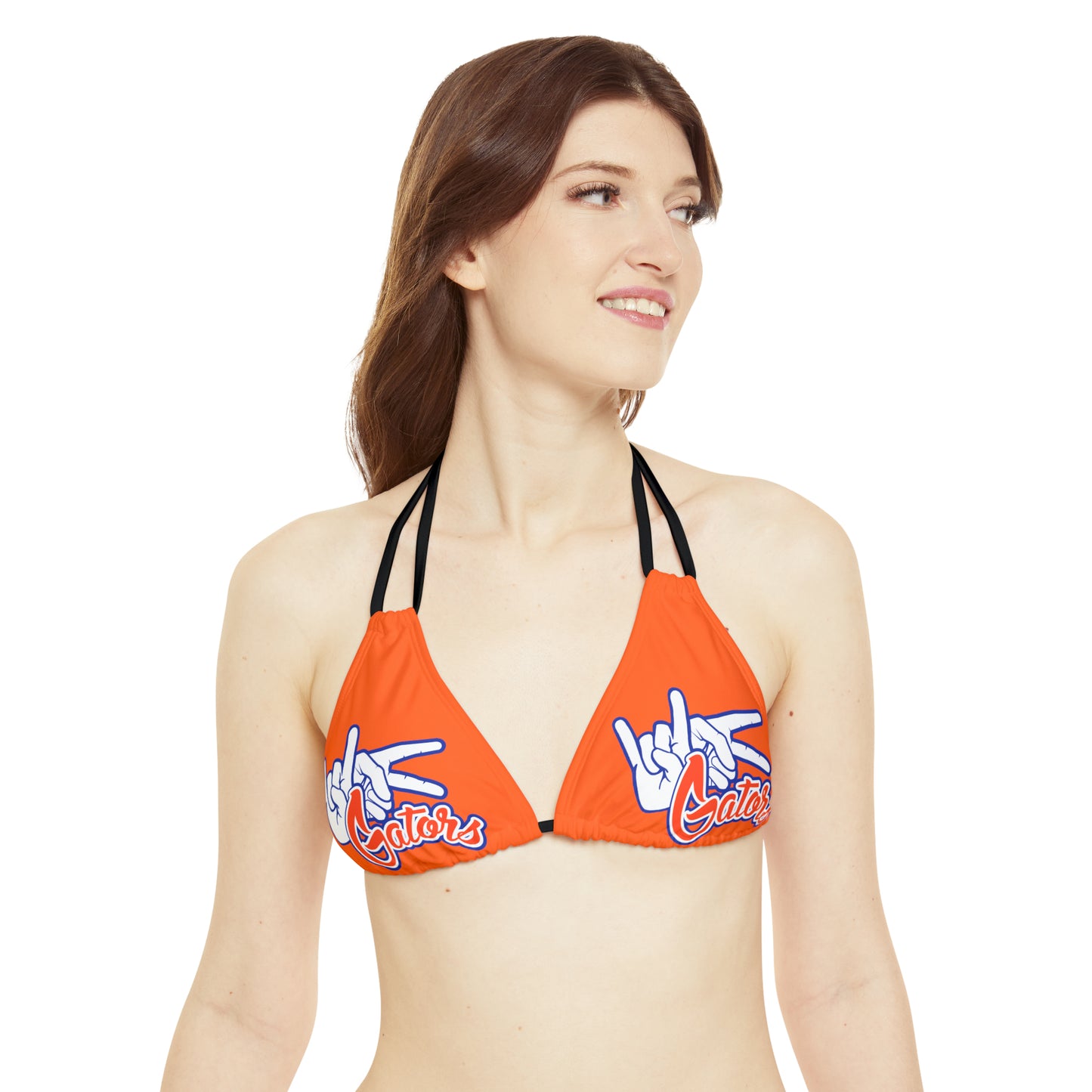 Strappy Bikini Set (AOP) UF (Rock On) Gators Hands_V1