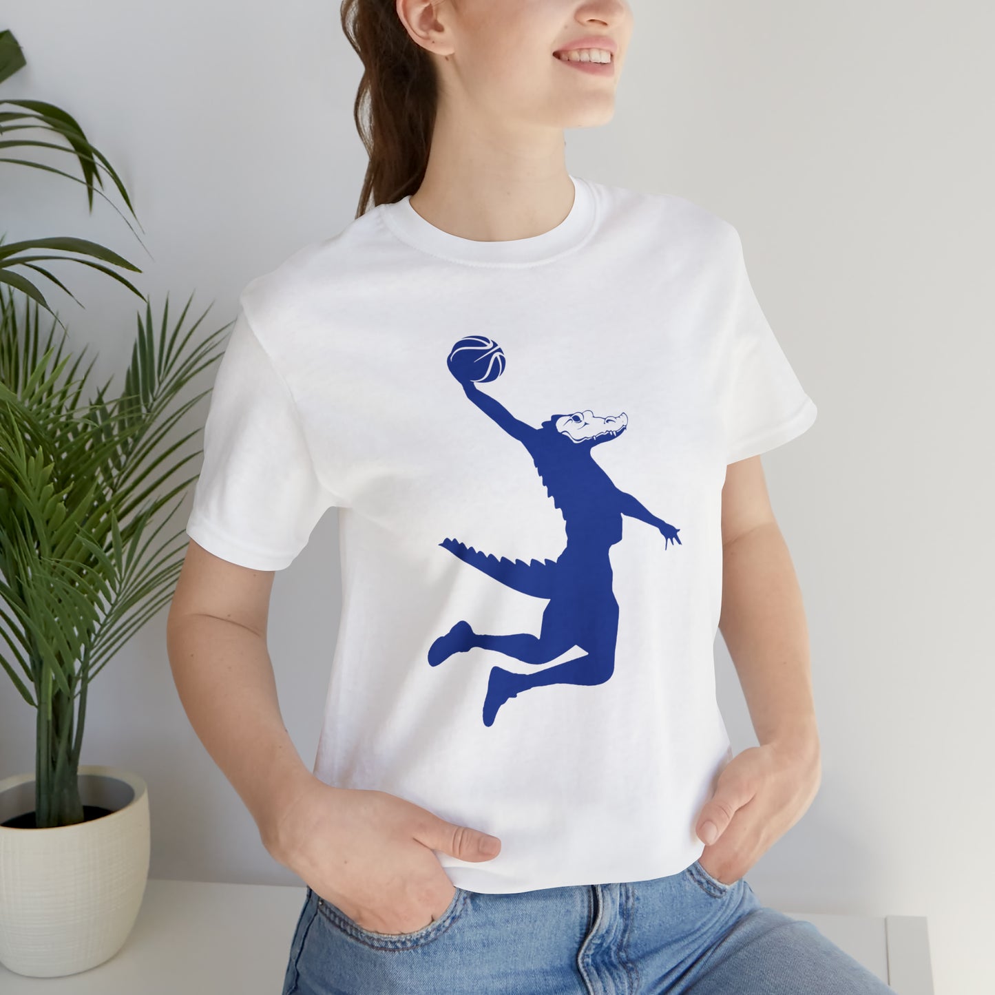 Unisex Jersey Short Sleeve Tee ChompMan (Blue)