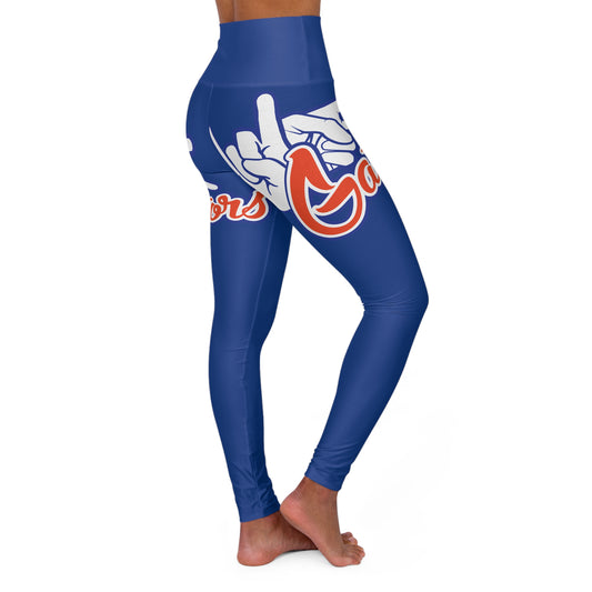 UF Gators (V3 / Blue) High Waisted Yoga Leggings (AOP)