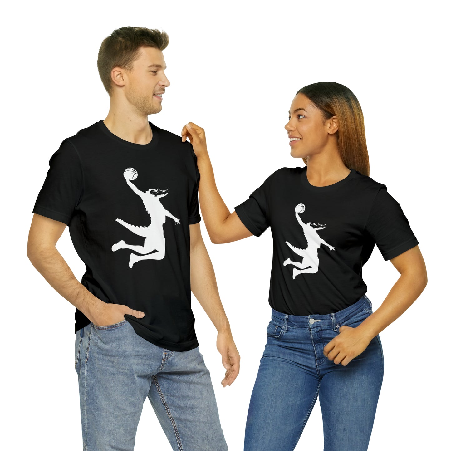 Unisex Jersey Short Sleeve Tee ChompMan (White)