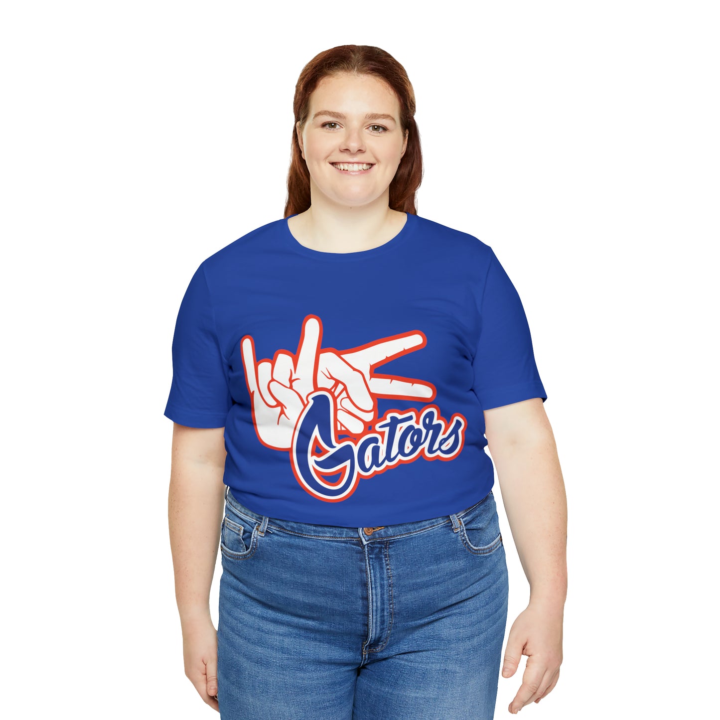 Unisex Jersey Short Sleeve Tee UF (Rock On) Gators Hands_V4