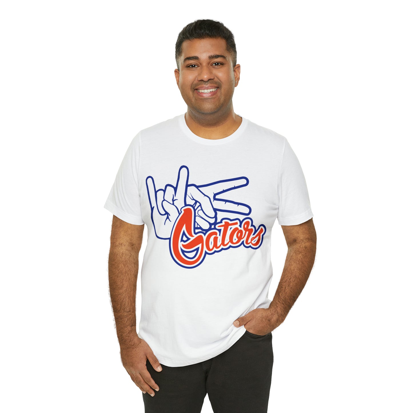 Unisex Jersey Short Sleeve Tee  UF (Rock On) Gators Hands_V1