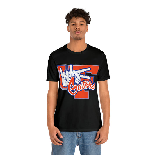 Unisex Jersey Short Sleeve Tee UF (Rock On) Gators Hands_V2