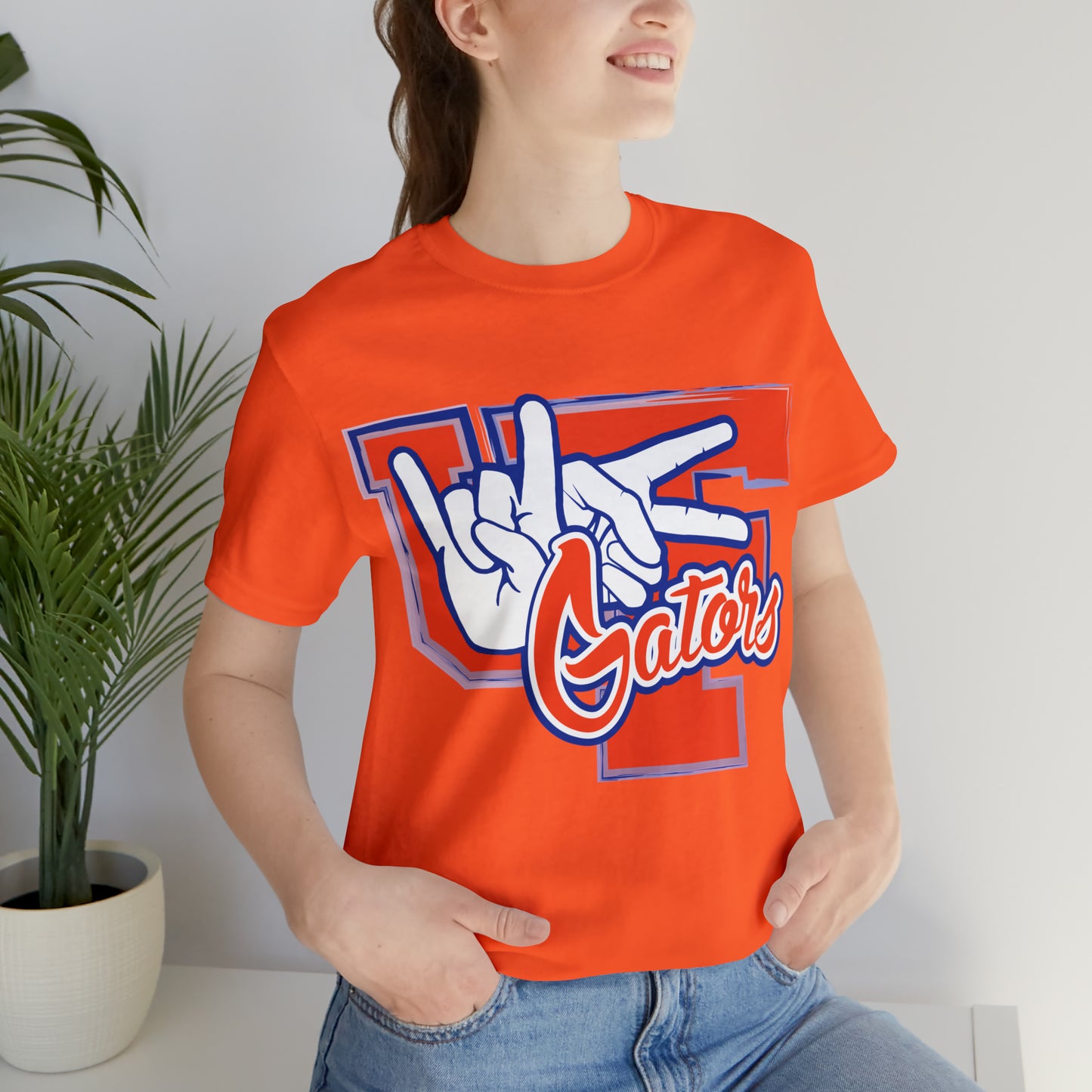 Unisex Jersey Short Sleeve Tee UF (Rock On) Gators Hands_V2