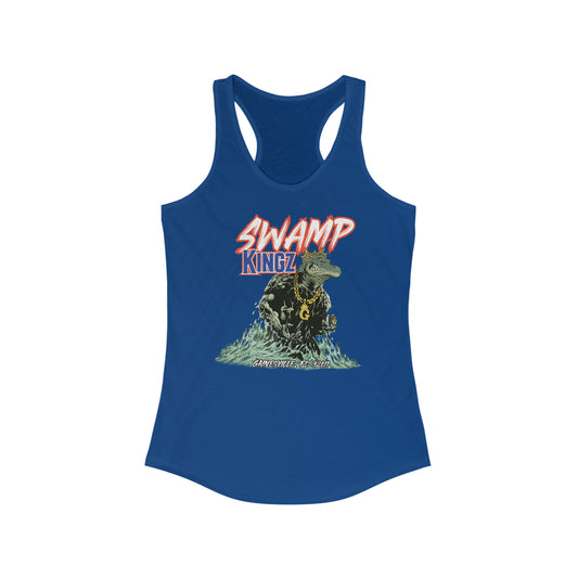 Swamp Kingz (V1) Women's Ideal Racerback Tank