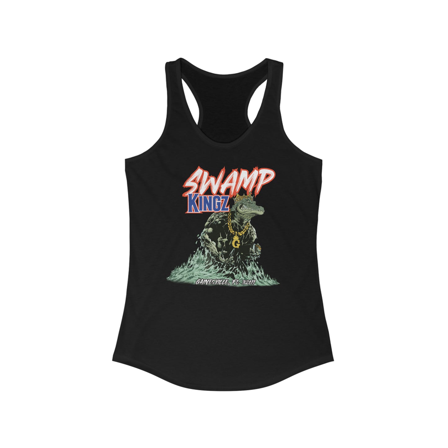 Swamp Kingz (V1) Women's Ideal Racerback Tank