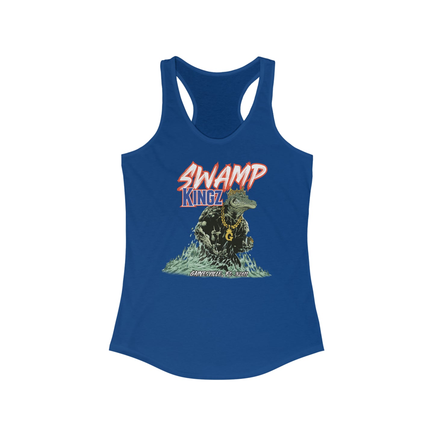 Swamp Kingz (V1) Women's Ideal Racerback Tank