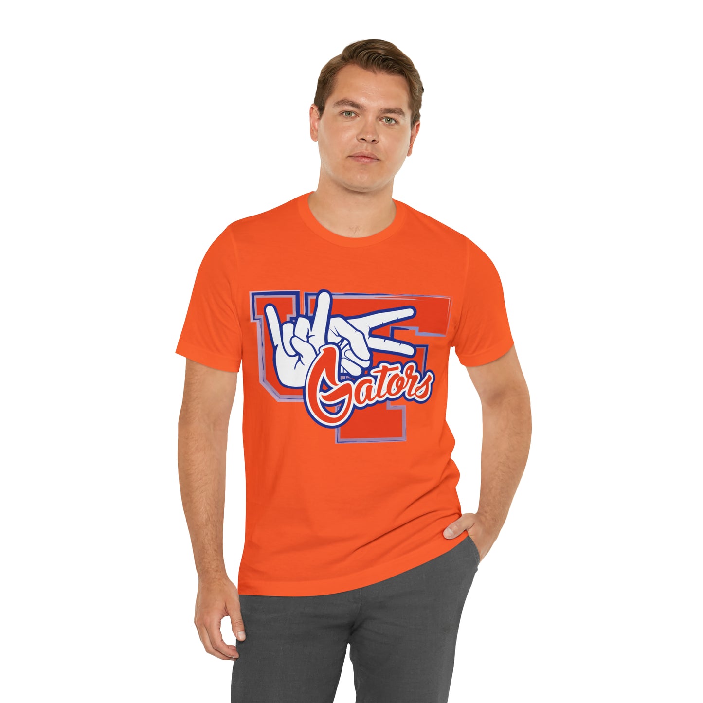 Unisex Jersey Short Sleeve Tee UF (Rock On) Gators Hands_V2