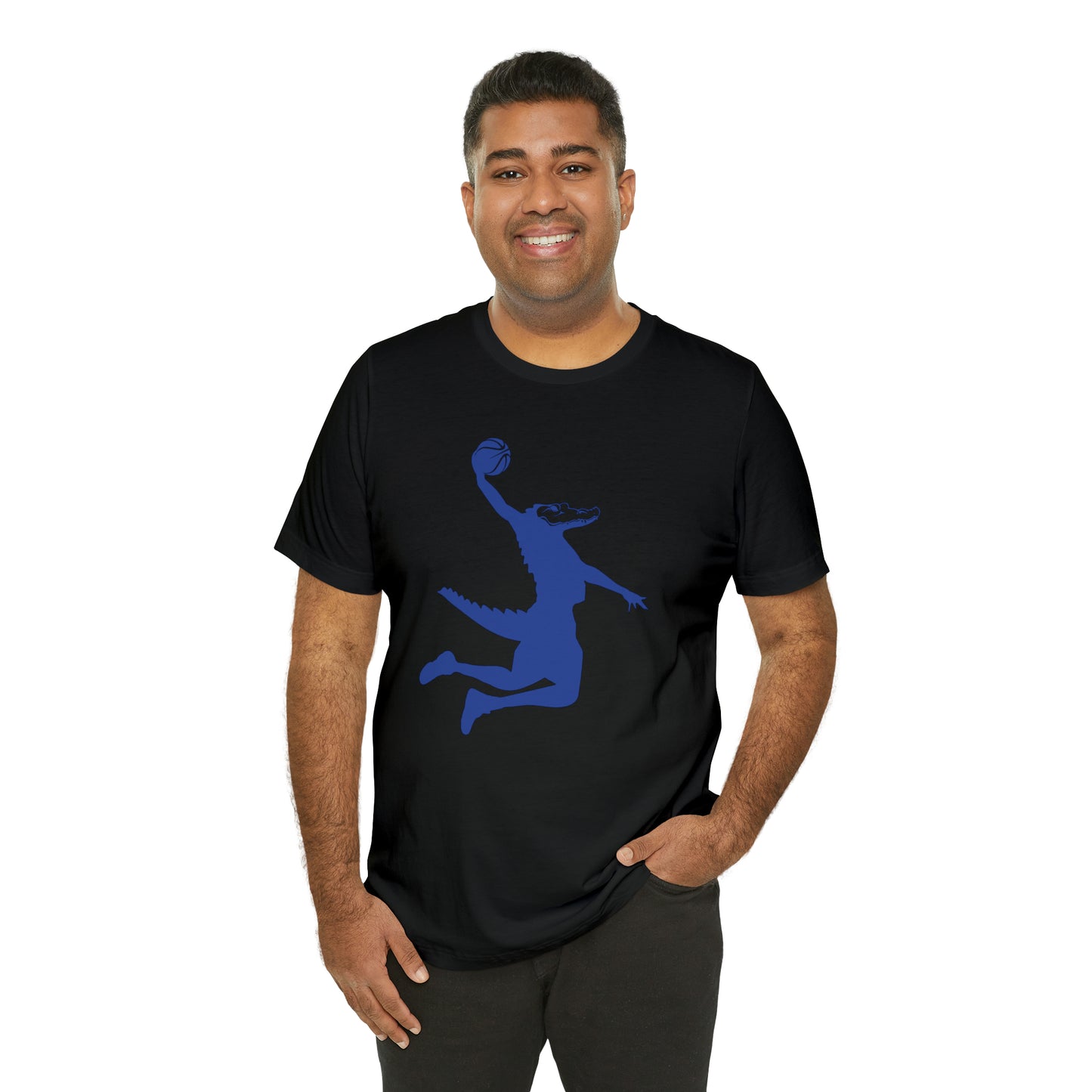 Unisex Jersey Short Sleeve Tee ChompMan (Blue)