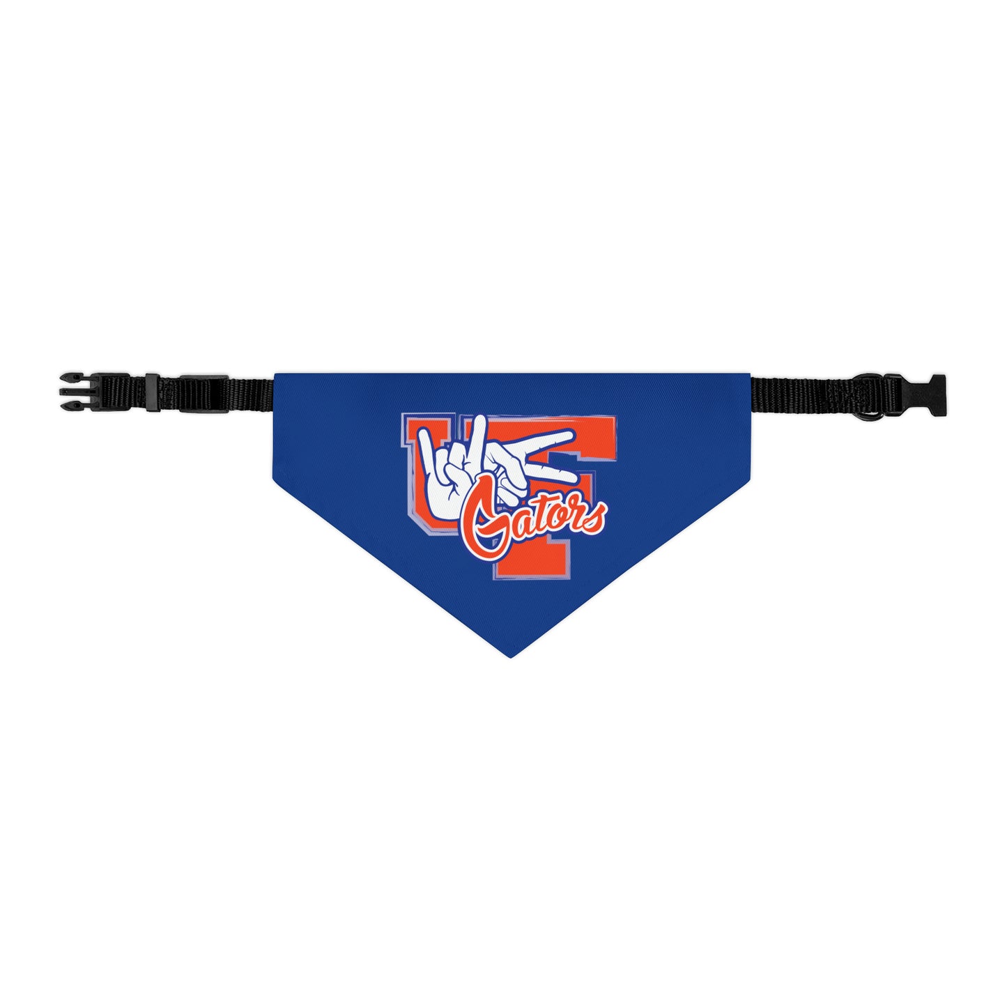 Pet Bandana Collar UF (Rock On) Gators Hands_V2