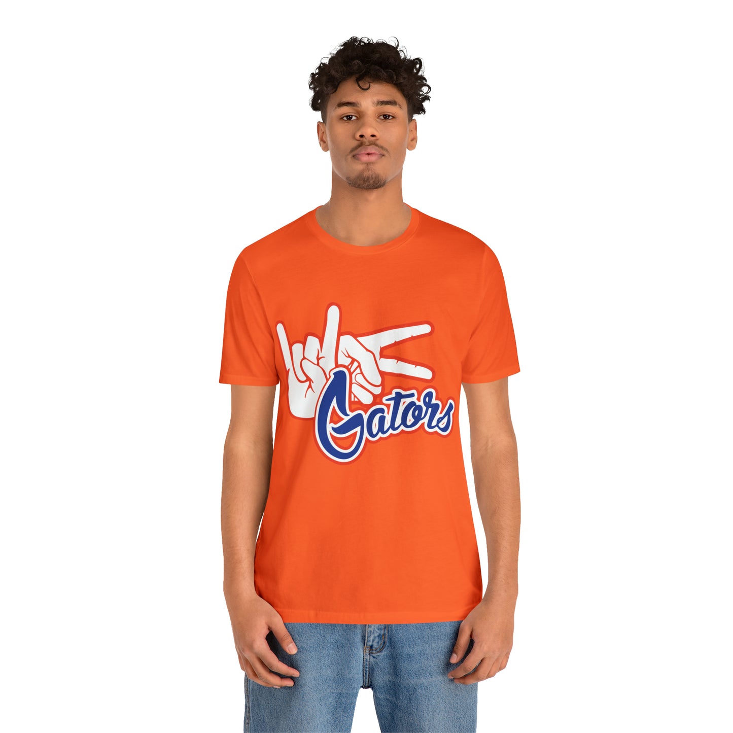 Unisex Jersey Short Sleeve Tee UF (Rock On) Gators Hands_V4