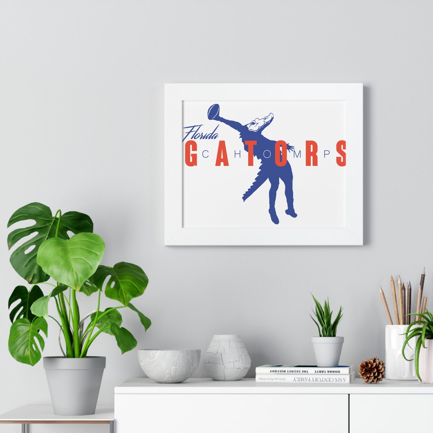 ChompMan Football (V1) Framed Horizontal Poster