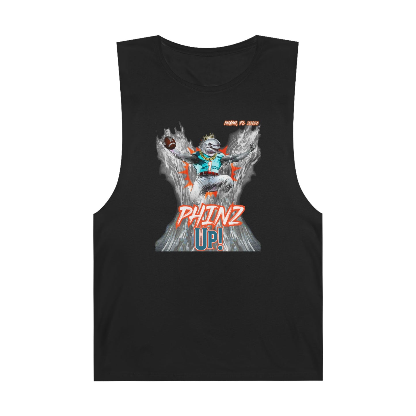 Phinz Up (V3 / Black) Unisex Barnard Tank