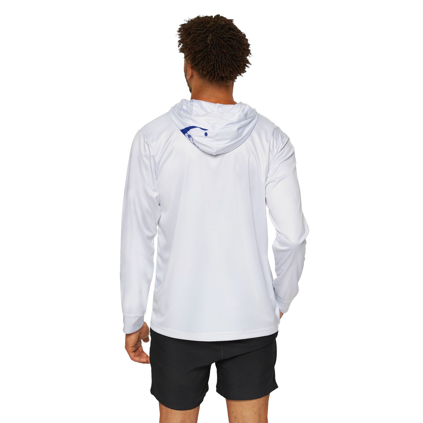 ChompMan Baseball (V1 / White) Men's Sports Warmup Hoodie (AOP)