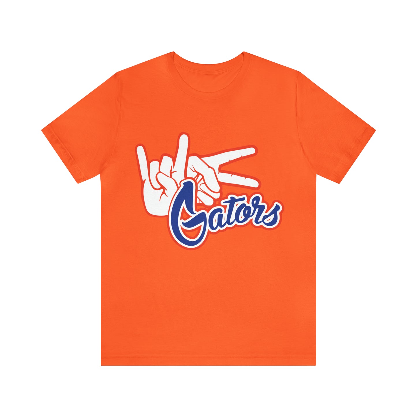 Unisex Jersey Short Sleeve Tee UF (Rock On) Gators Hands_V4