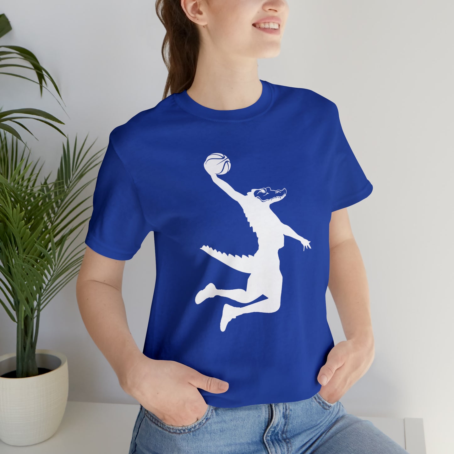 Unisex Jersey Short Sleeve Tee ChompMan (White)
