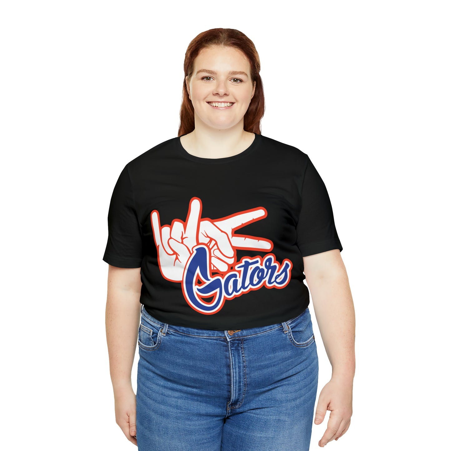 Unisex Jersey Short Sleeve Tee UF (Rock On) Gators Hands_V4