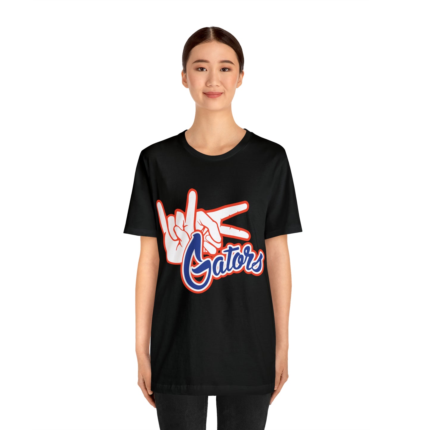 Unisex Jersey Short Sleeve Tee UF (Rock On) Gators Hands_V4