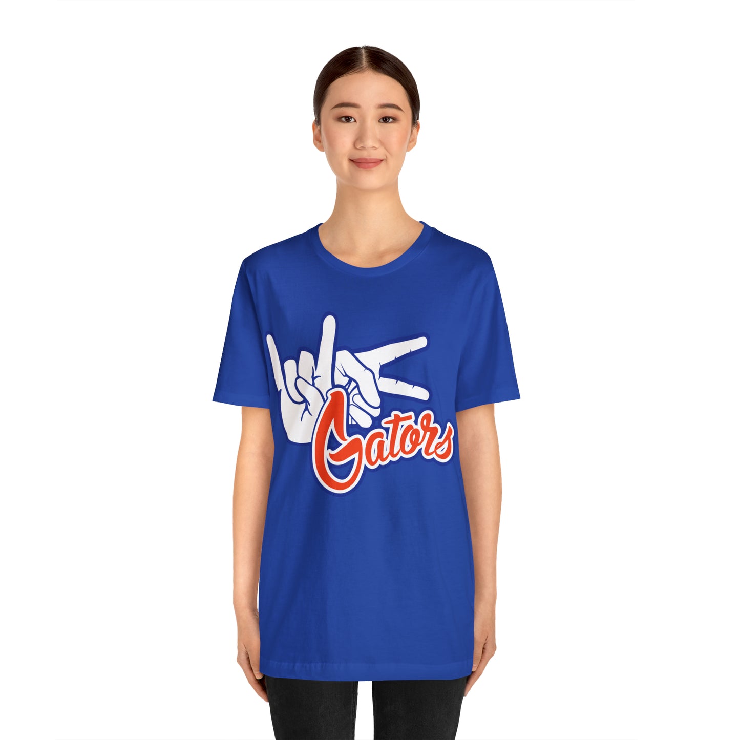 Unisex Jersey Short Sleeve Tee  UF (Rock On) Gators Hands_V1