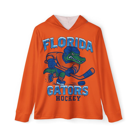 Florida Gators Hockey Men's Sports Warmup Hoodie, Team Spirit Gear, Athletic Apparel, Casual Sportswear, Gift for Fans, Sporty Hoodie