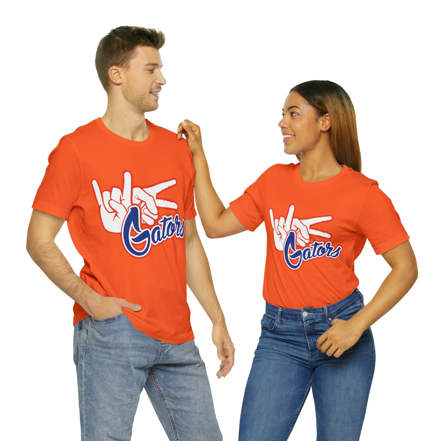 Unisex Jersey Short Sleeve Tee UF (Rock On) Gators Hands_V4