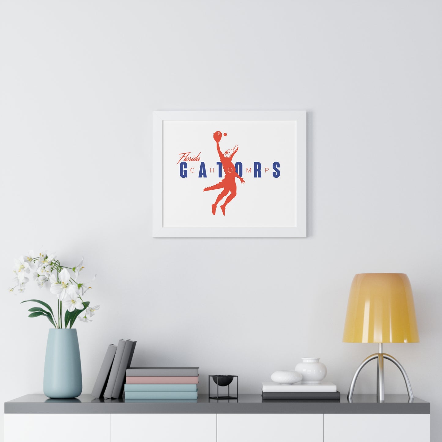 ChompMan Baseball (V2) Framed Horizontal Poster