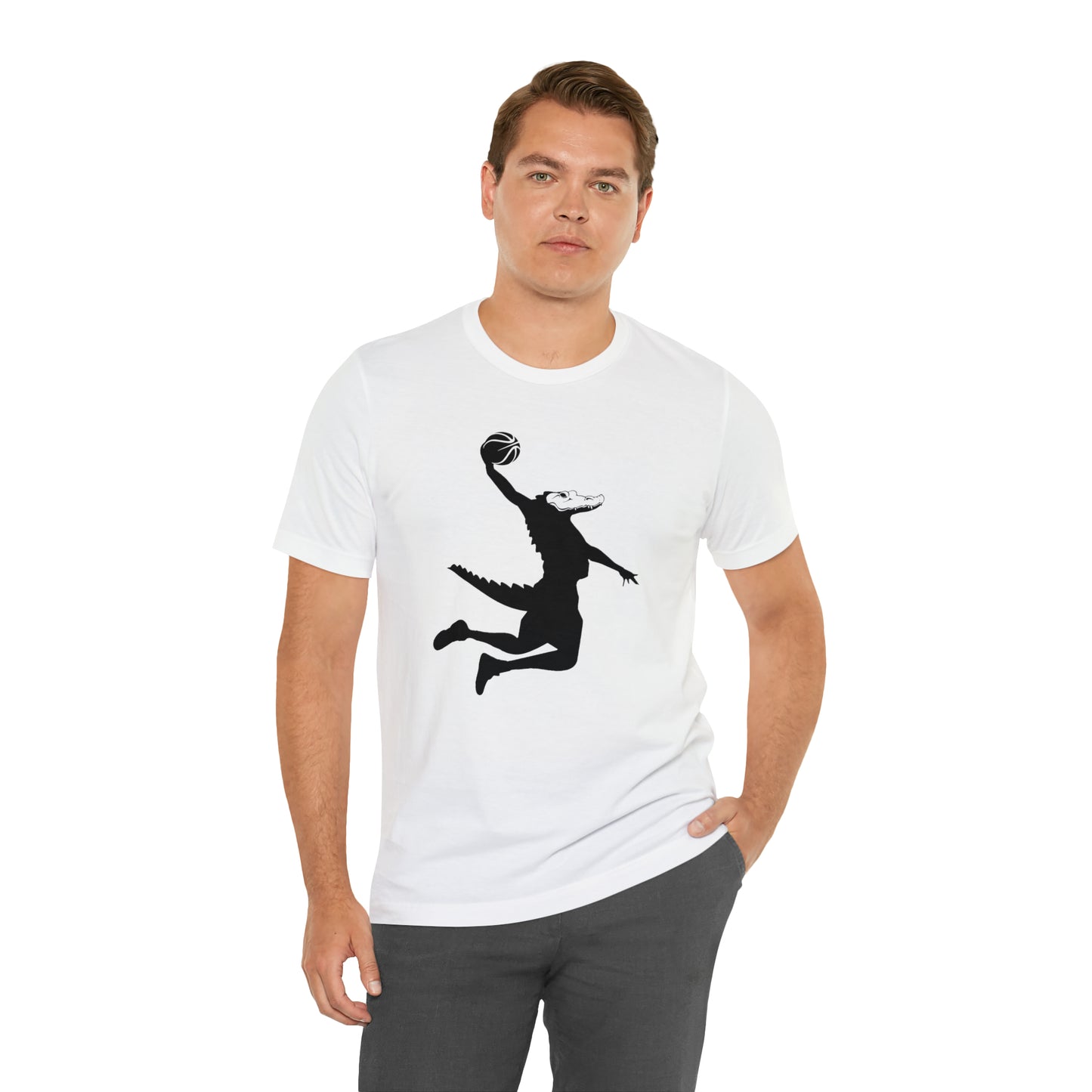 ChompMan Basketball (V8) Unisex Jersey Short Sleeve Tee