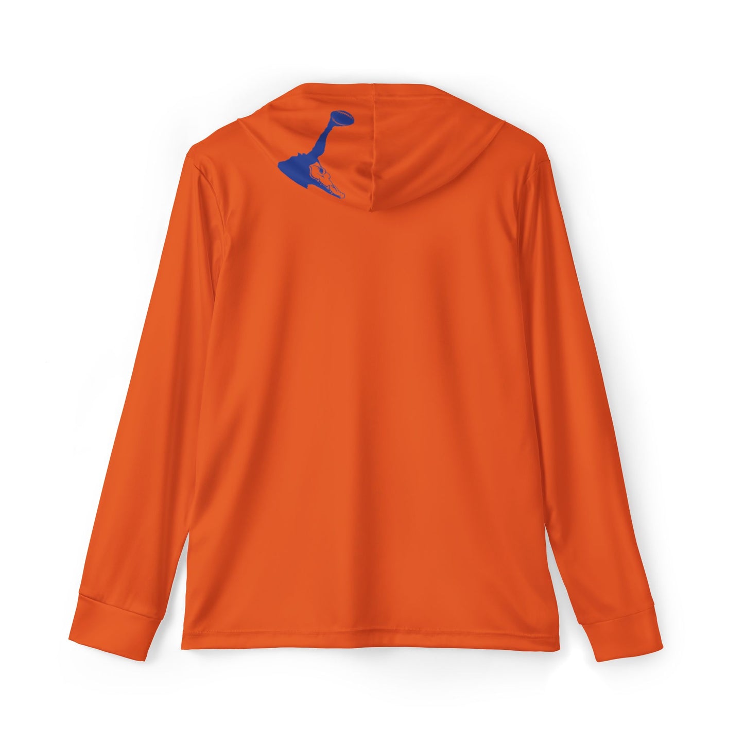 ChompMan Football (V5 / Orange) Men's Sports Warmup Hoodie (AOP)