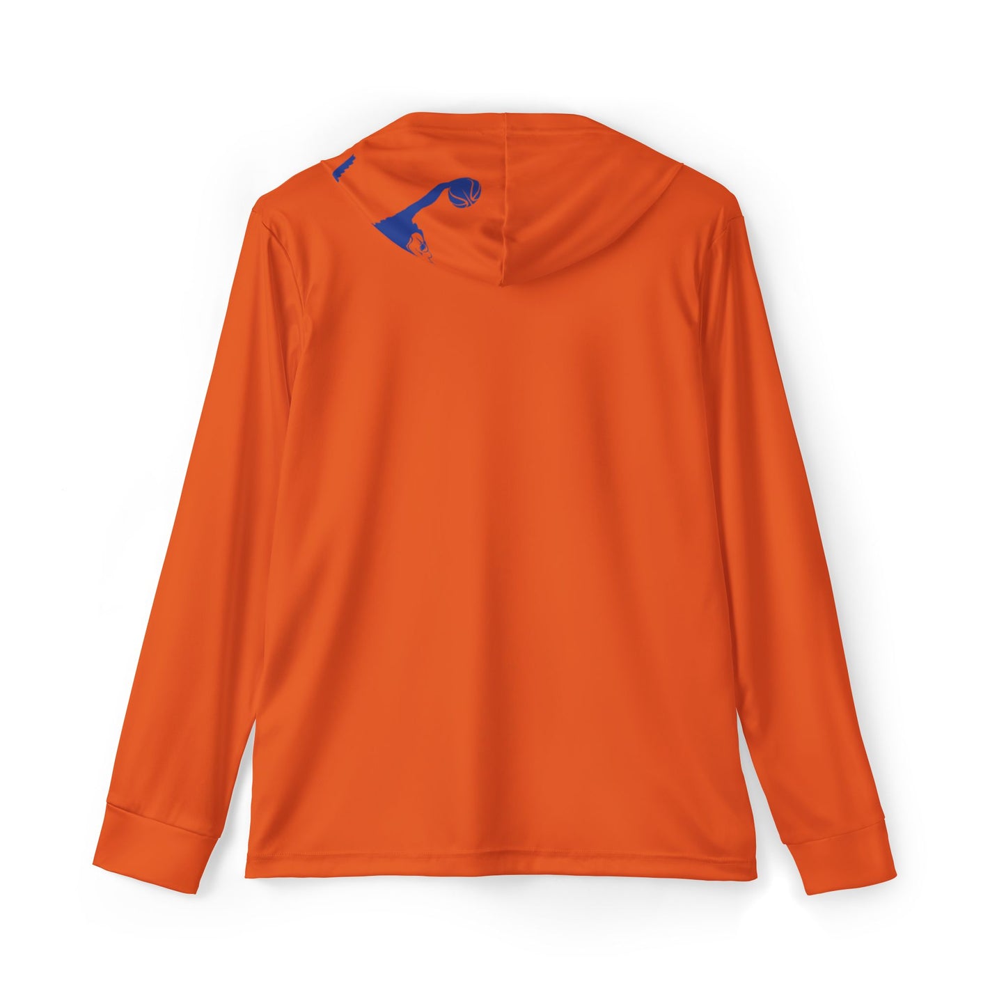 ChompMan Basketball (V5 / Orange) Men's Sports Warmup Hoodie (AOP)