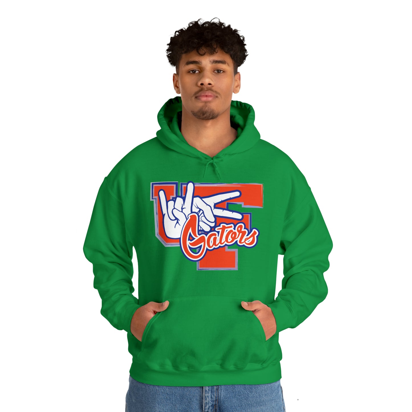 Unisex Heavy Blend™ Hooded Sweatshirt (Rock On) Gators Hands_V2