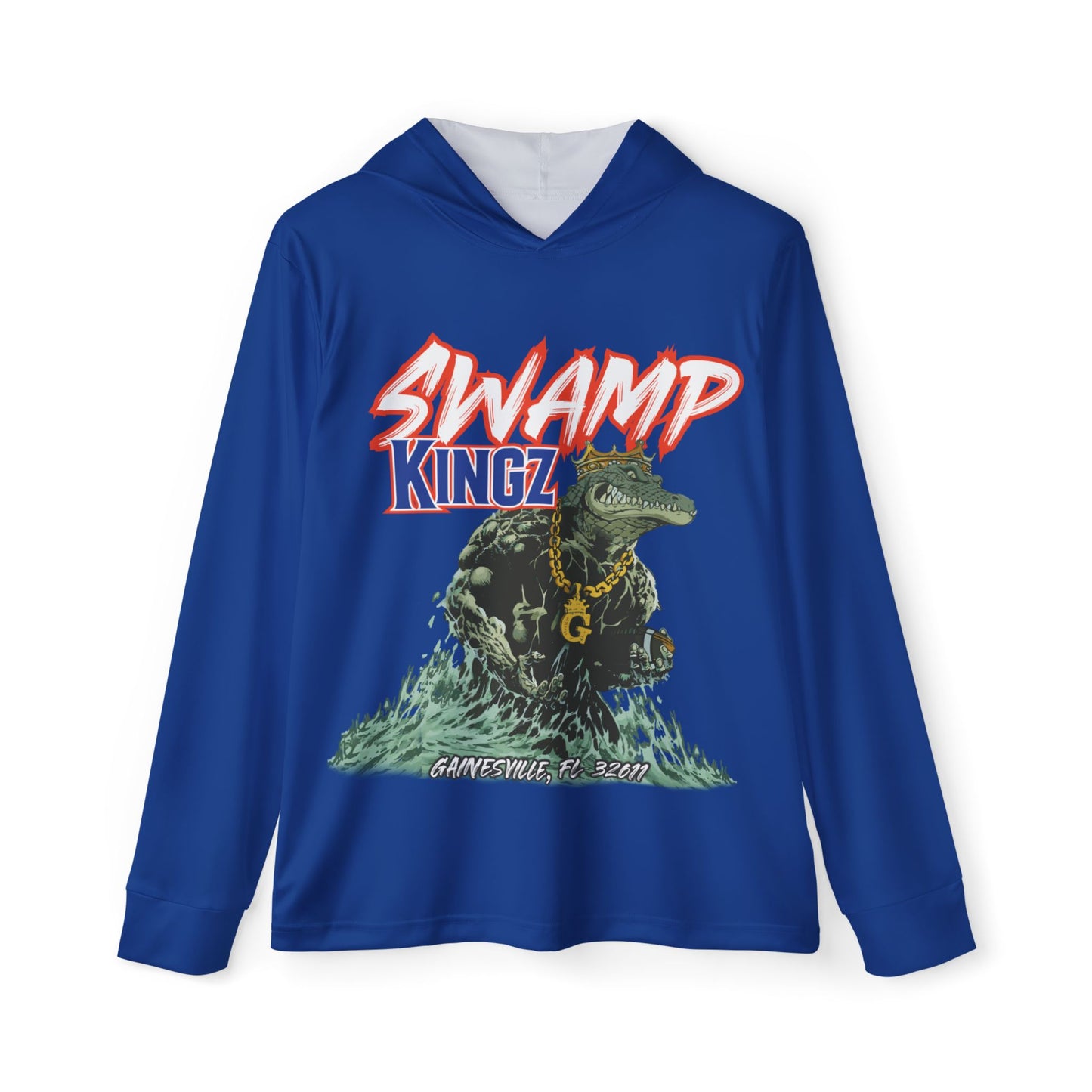 Swamp Kingz (V1) Men's Sports Warmup Hoodie (AOP)