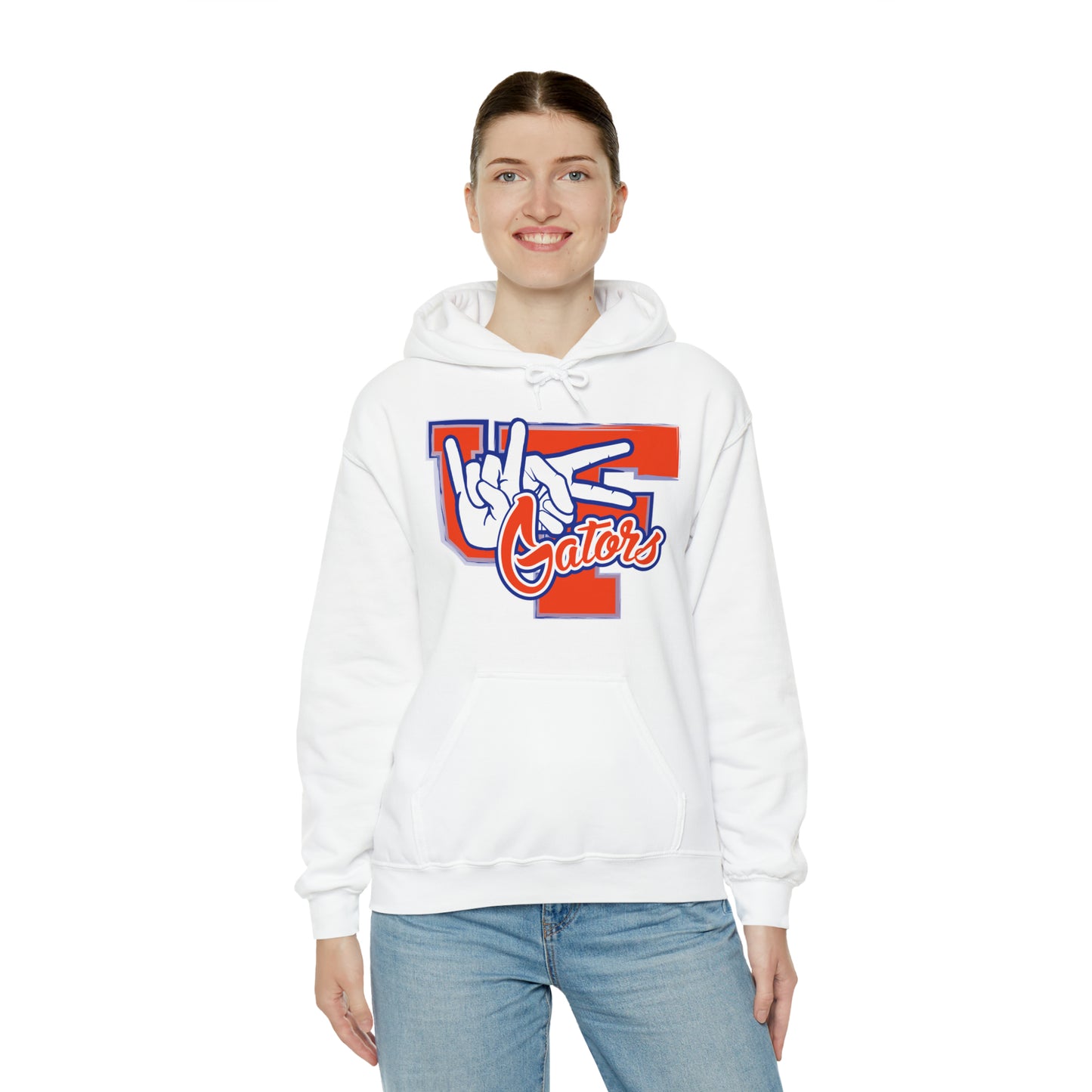 Unisex Heavy Blend™ Hooded Sweatshirt (Rock On) Gators Hands_V2