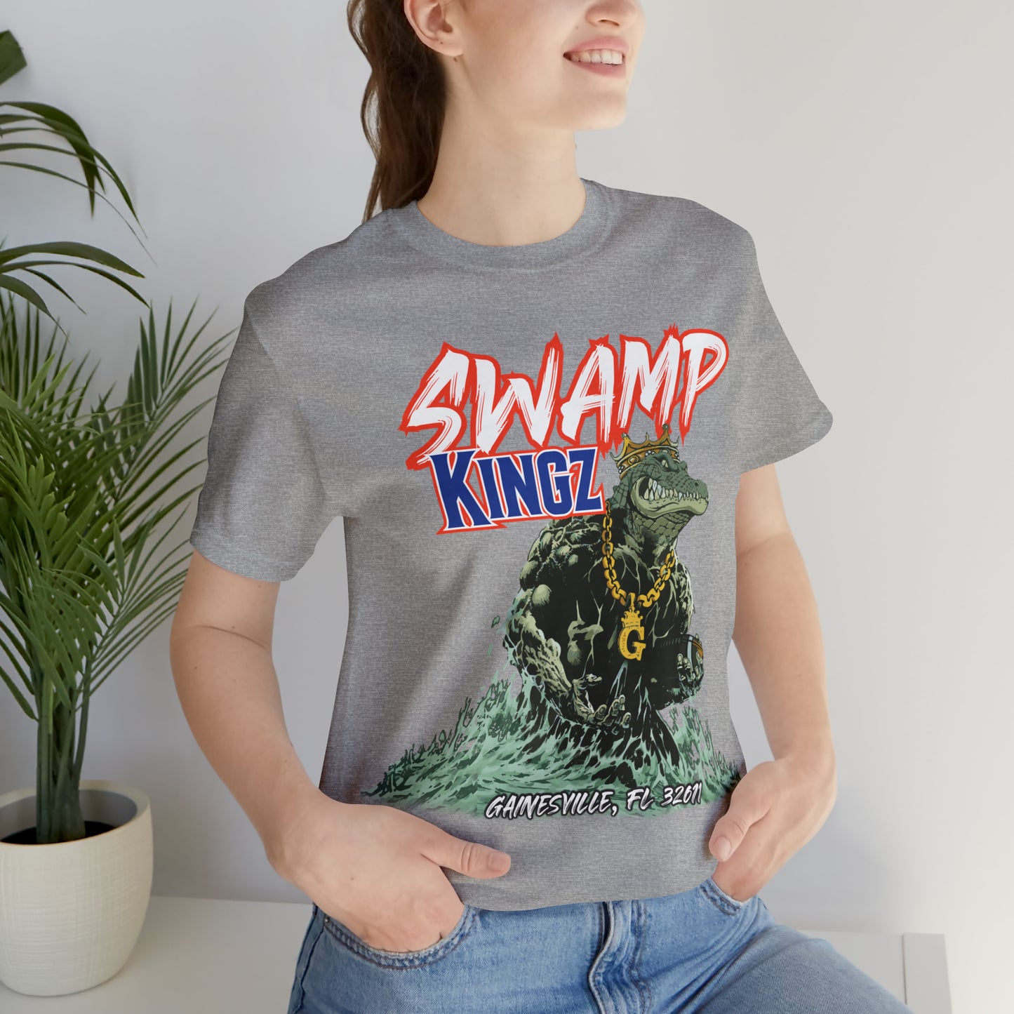 Swamp Kingz (V1) Unisex Jersey Short Sleeve Tee