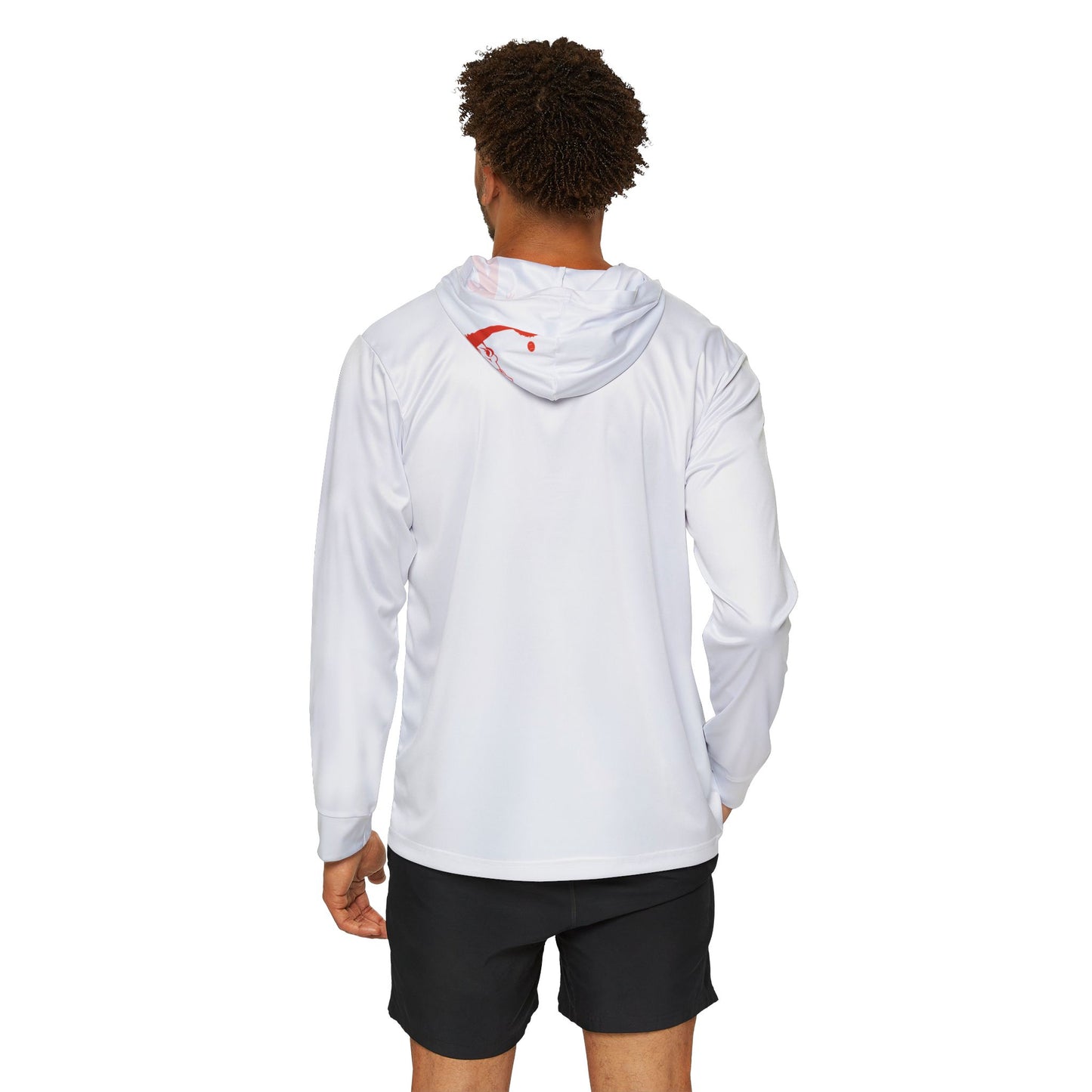 ChompMan Baseball (V2 / White) Men's Sports Warmup Hoodie (AOP)