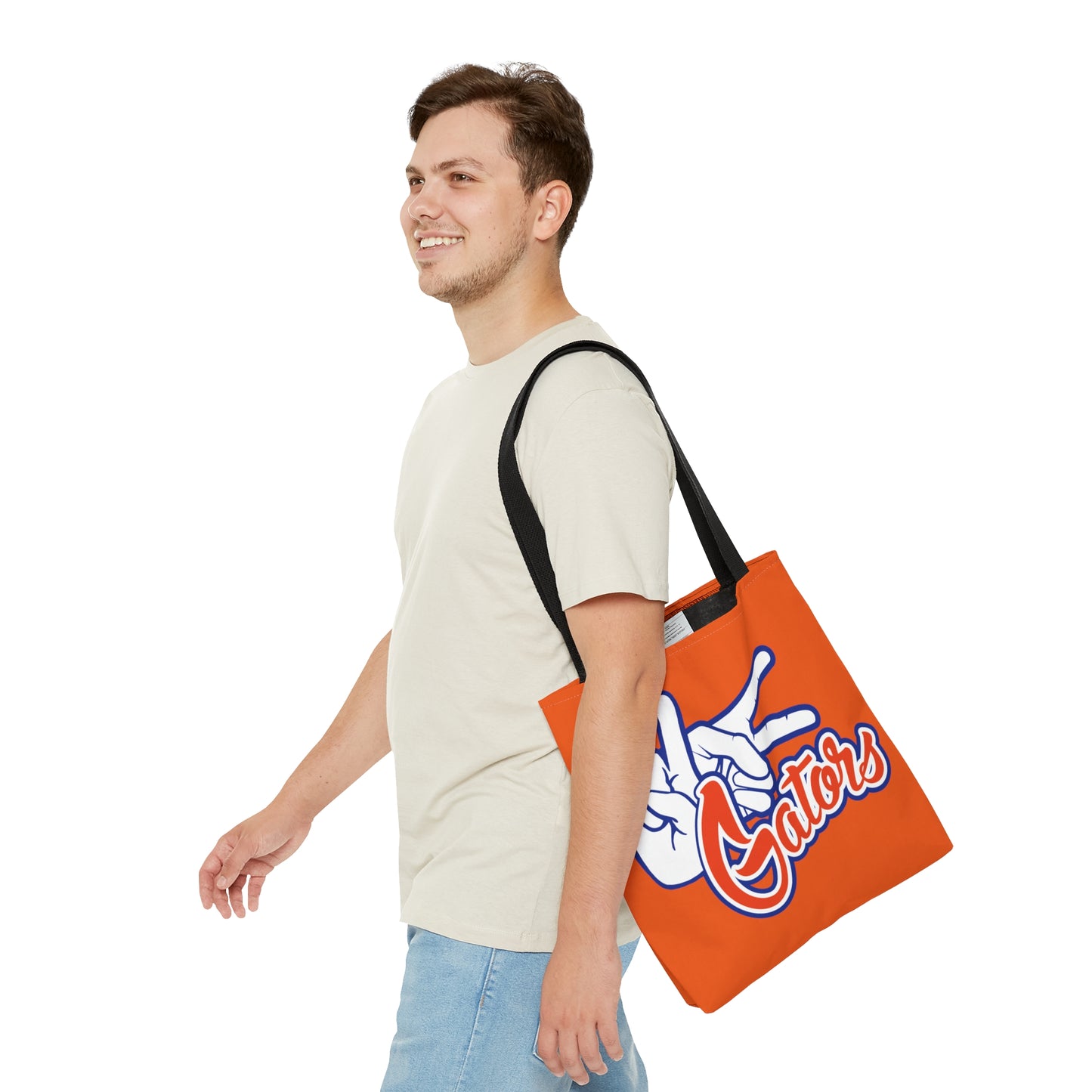 Tote Bag (AOP) UF (Rock On) Gators Hands_V1