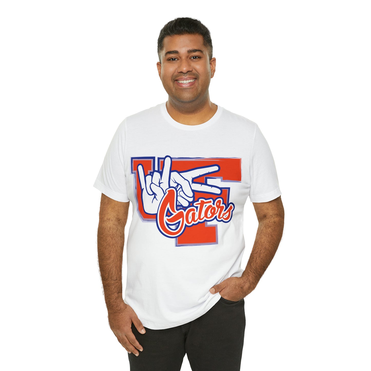 Unisex Jersey Short Sleeve Tee UF (Rock On) Gators Hands_V2