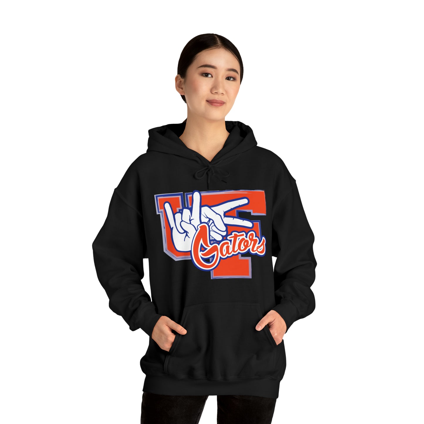 Unisex Heavy Blend™ Hooded Sweatshirt (Rock On) Gators Hands_V2