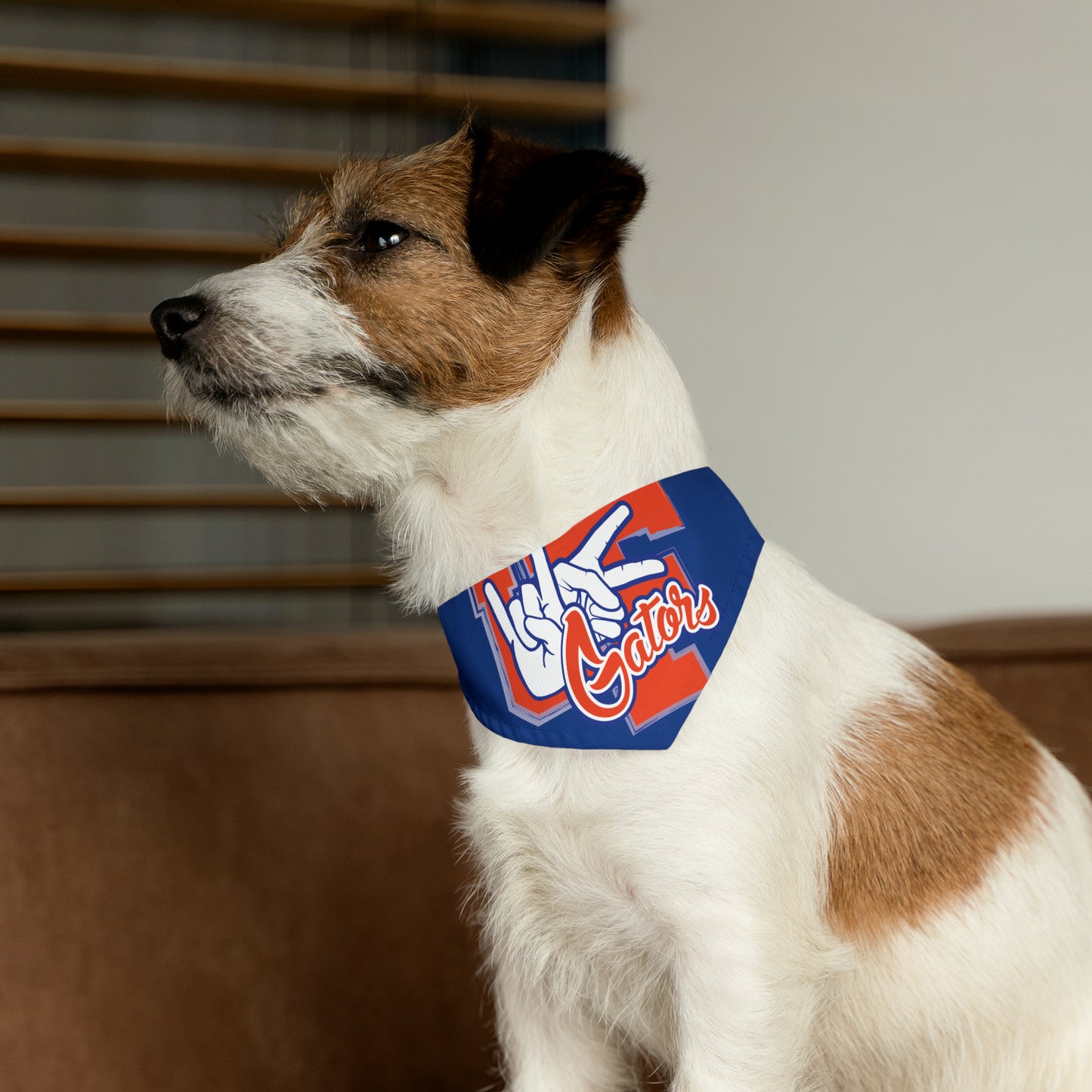 Pet Bandana Collar UF (Rock On) Gators Hands_V2