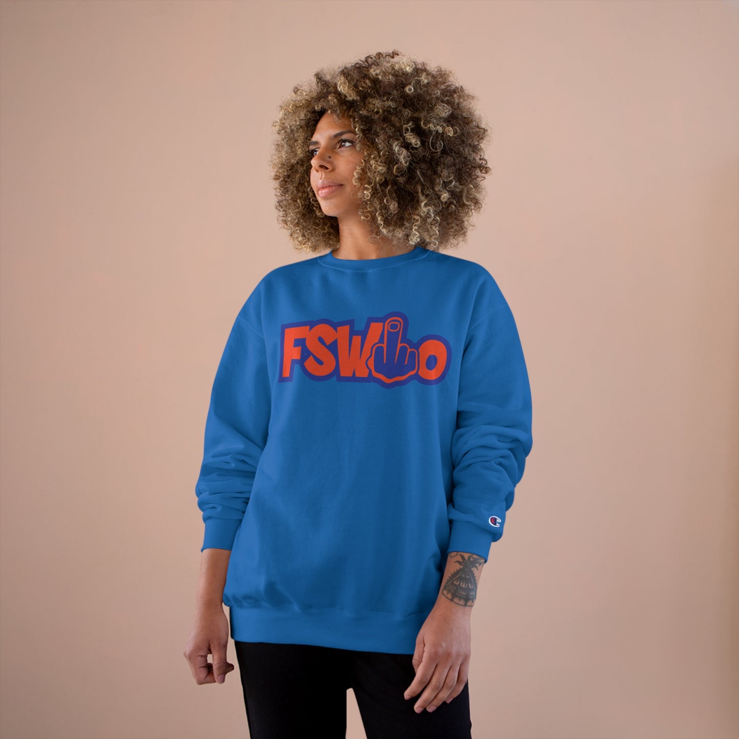 Champion Sweatshirt FSWho w/ Blue Finger